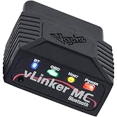 VGATE vLinker MC OBD2 Scanner Bluetooth for Android &amp; Windows (Not iOS), Wireless OBD2 Adapter All Systems Scanner Car Diagnostic Scan Tool, Code Reader Clear Faults Hacker-Proof