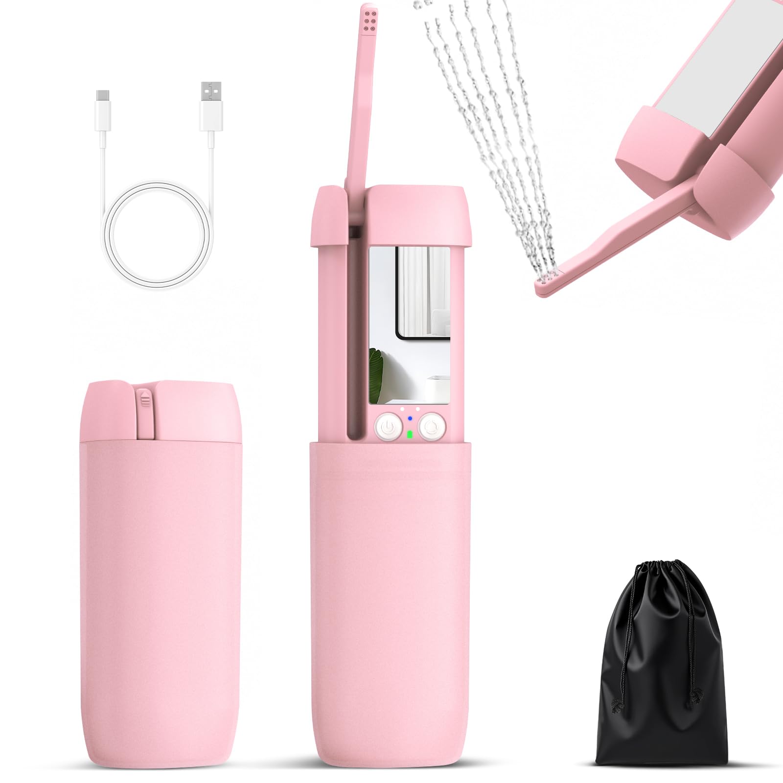 Photo 1 of Portable Bidet, 150ml Tank, Peri Bottle for Women with 3 Pressure Modes, 1500mAh Rechargeable Battery for Travel and Postpartum Use, Small and Portable Powerful Travel Bidet