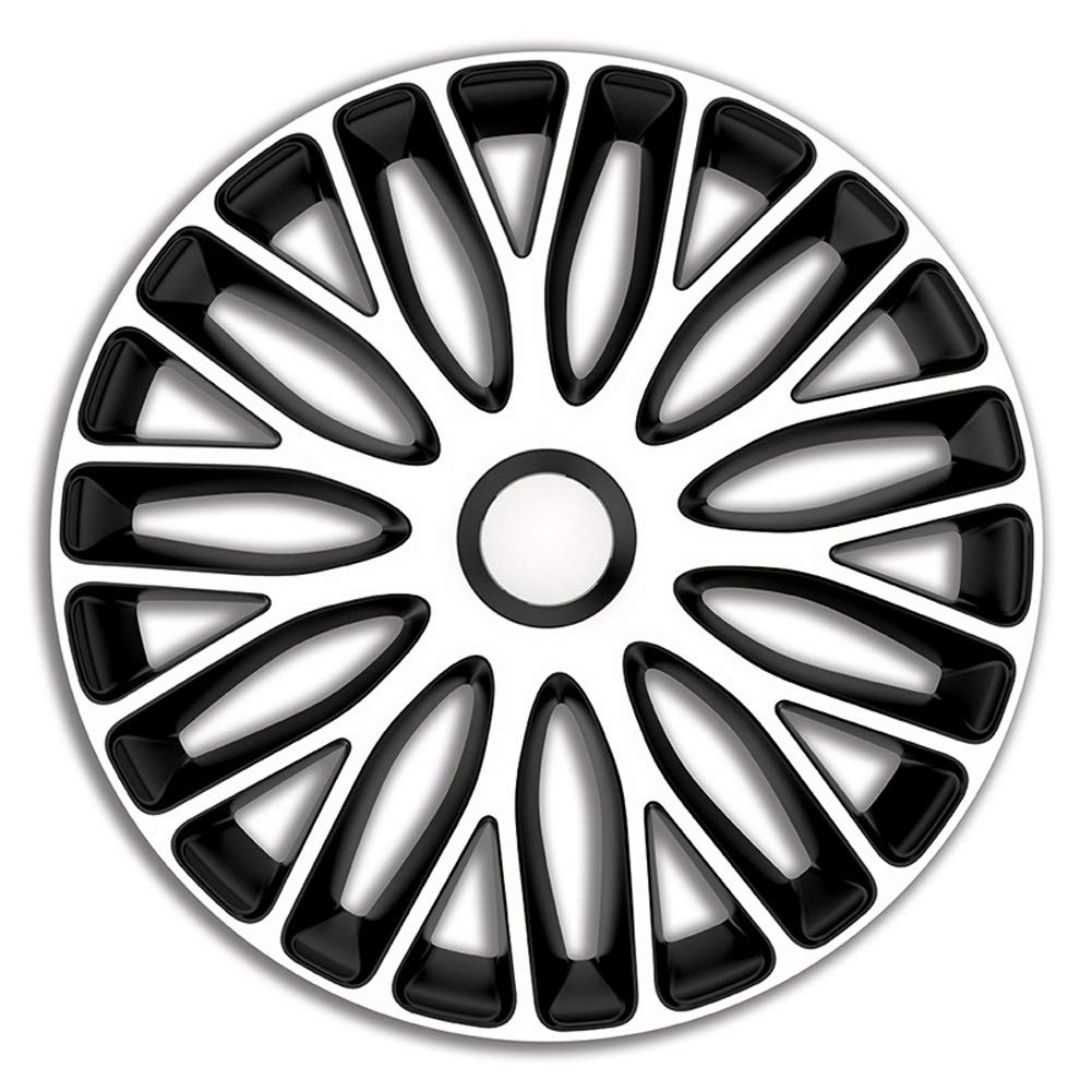 AutoStyle Set of 4 wheel covers Mugello 17-inch white/black