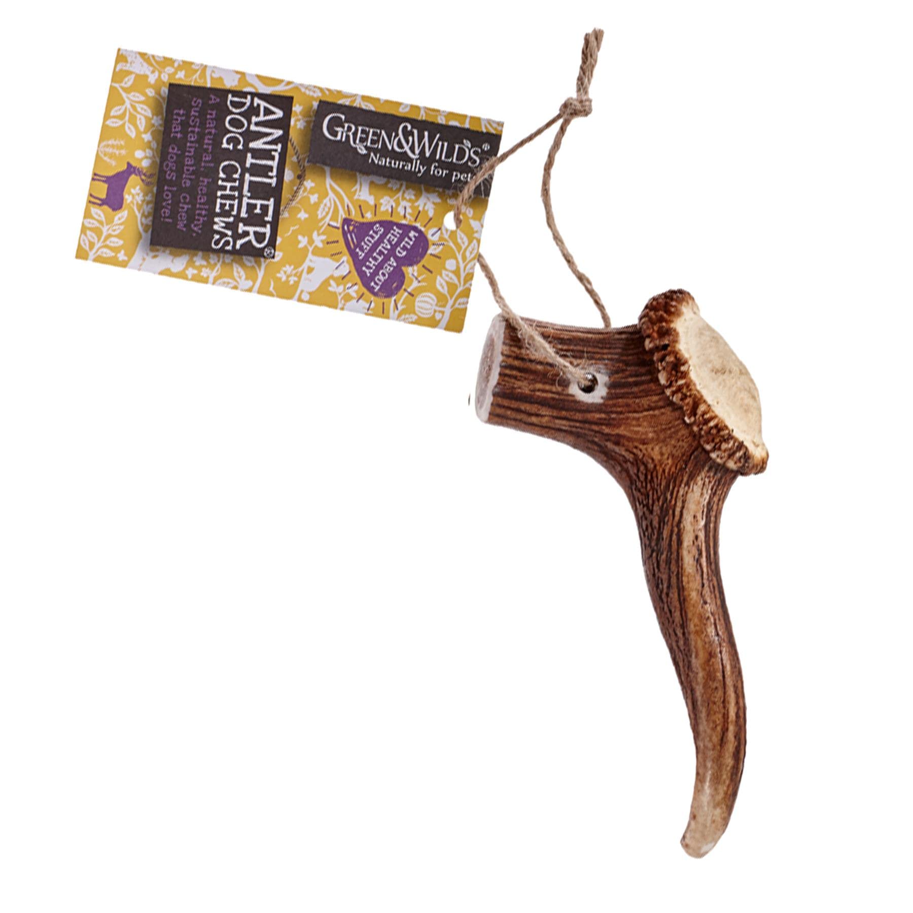 Green & Wilds Original Antler Dog Chew - Medium