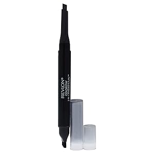 Revlon Colorstay 2-in-1 Angled Kajal Eyeliner, 104 Graphite, 0.10 Ounce