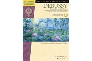 Claude Debussy - Seven Favorite Pieces - Book/Online Audio