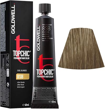 Goldwell Topchic 8sb Silver Blonde Permanent Hair Color 2.03oz