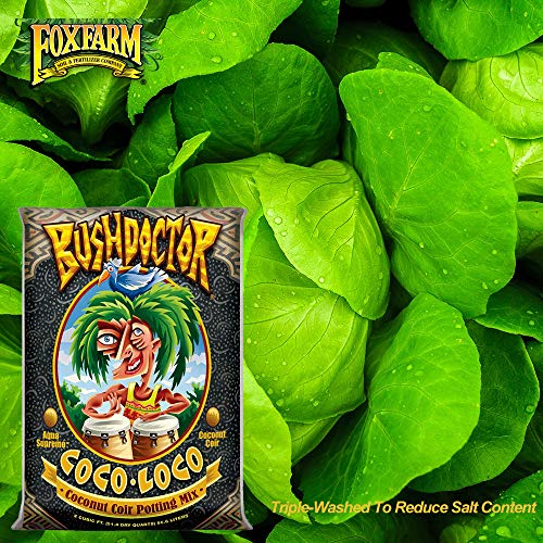 Fox Farm Bush Doctor Coco Loco Potting Soil, Coco Coir Soil Mix for