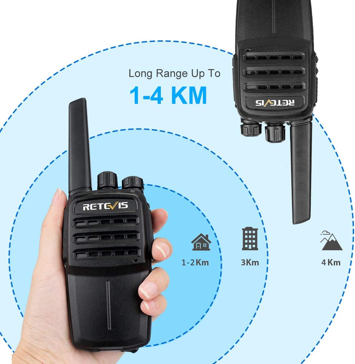 Retevis RT40 Digital Ham Radio, DMR PMR Walkie Talkie, 48 Channels ...