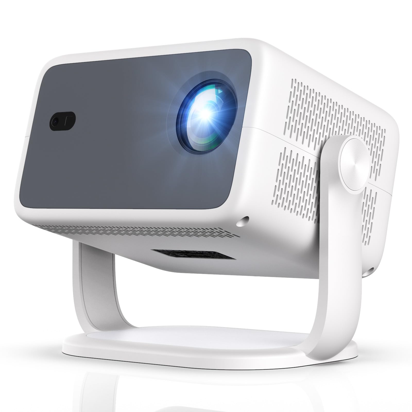 Photo 1 of ?Compatible with Netflix & Native 1080P?Projector with WiFi and Bluetooth, 250Ansi Portable Projector, Auto Focus&Keystone Correction, 180° Rotatable, Compatible with Smartphone, Laptop, HDMI, USB