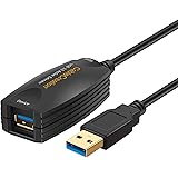 CableCreation Active USB Extension Cable (Long 16.4 FT), USB 3.0 Extender Male to Female Cord with Signal Booster Compatible