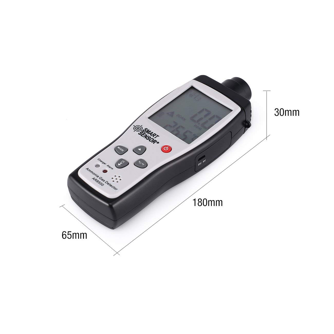 Amazon.com: Monitor de calidad de aire medidor de ...