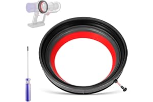 QINAN Dust Bin Top Fixed Sealing Ring Replacement Part Compatible with Dyson Cyclone V10 SV12 Dirt Cup Replacement Parts, Vacuum Cleaner Dust Bucket,Vacuum Cleaner Accessories Assembly part # 969509-01