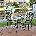 Palermo 3 pcsCast Aluminum Outdoor Bistro Set w/ Ice Bucket