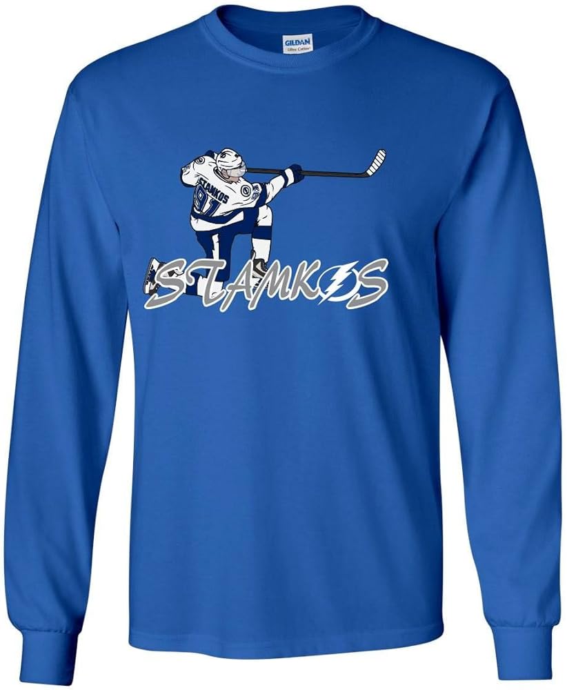 Blue Tampa Bay Stamkos Pic T Shirt | Zelitnovelty