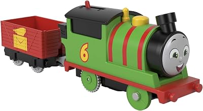 Thomas & Friends Percy Battery Powered Engine with Tender Toy Train HDY60
