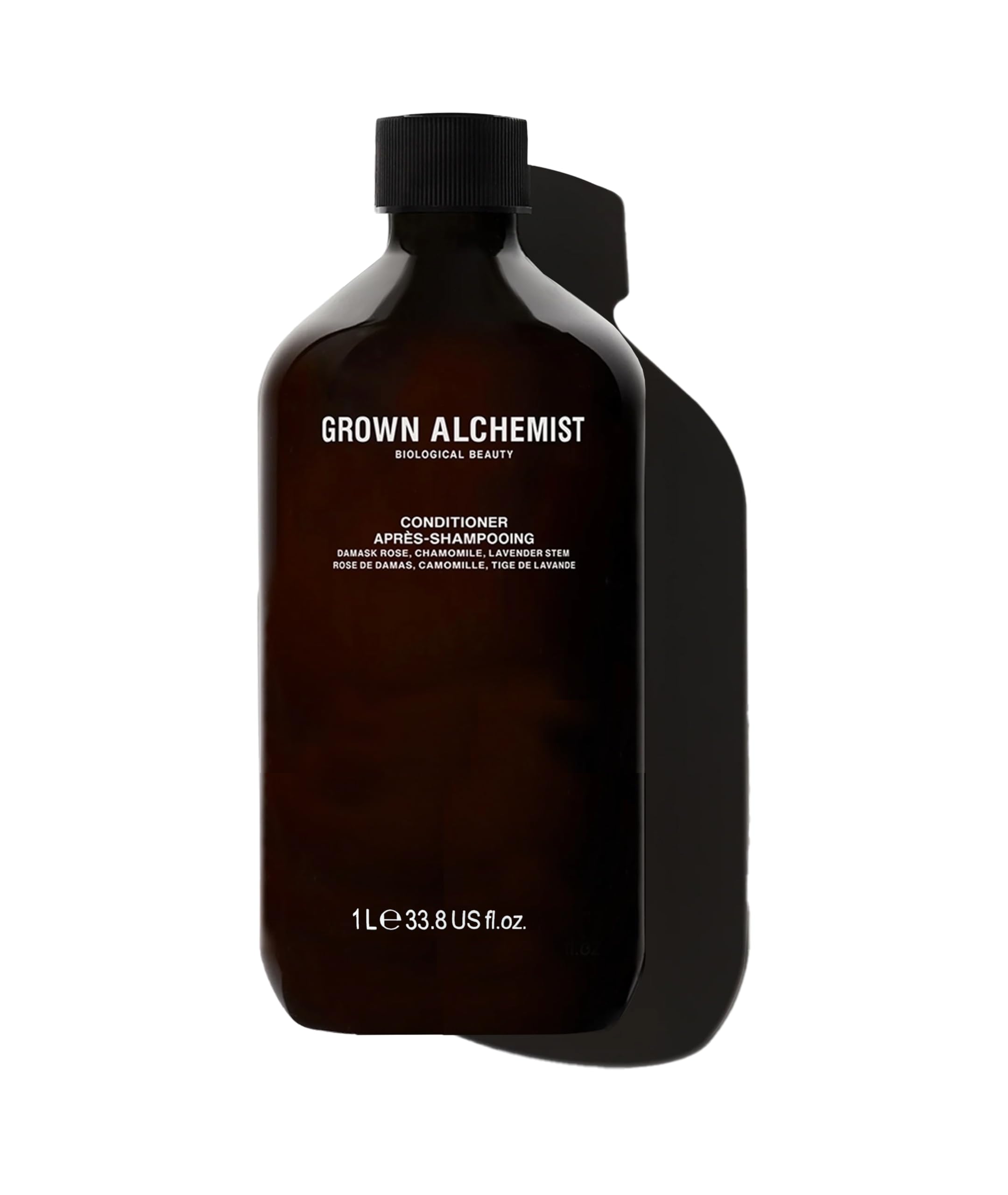 Grown Alchemist Sulphate Free Conditioner Refill - Damask Rose, Chamomile, Lavender Stem, Organic, Hydrating, Clarifying, Deep Cleansing Conditioner - Natural Silicone Free, Vegan Formula - 1L