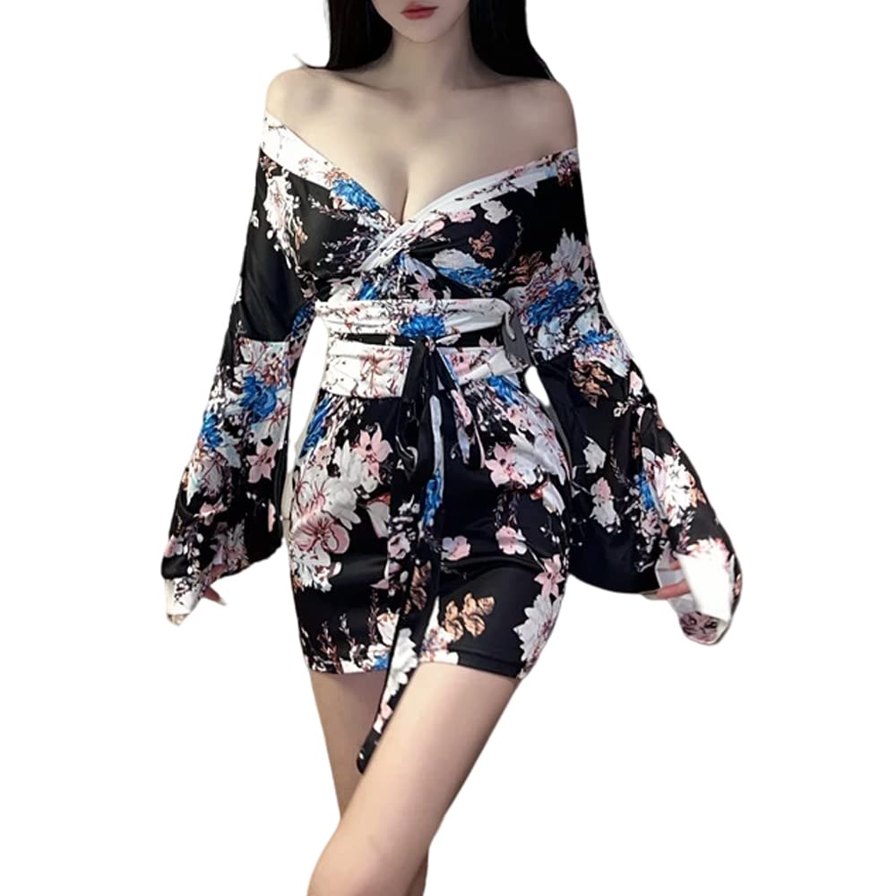 SINROYEE Lingerie Anime Giapponese Cheongsam Abito Vintage Pizzo Chemise Laterale Split Cosplay Lingerie Camicia Da Notte Vino Rosso 2 Taglia Unica 108257000