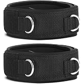 LOOEEL 2Pcs Fitness Thigh Straps Soft Neoprene Padded Fitness Leg Exercise Attachment Adjustable Thigh Resistance Belt for Machines Gym Workout Speed Exercise Taekwondo Football Running