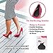 High Heel Pads, High Heel Inserts, Womens High Heel Grips | Heel Snugs | Anti-Slip Shoe Cushions for Blister Prevention | Premium Ladies Insoles To Improve Fit in Shoes Too Big| Black