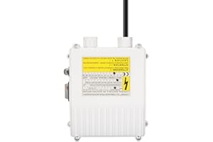 FAFEICY Submersible Pumps Controller, Pump Control Box for Deep Well Submersible Household Suction Pumps(0.75KW 1HP 40uf 18A US Plug 110V)