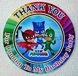 12 PJ Masks Birthday Party Favor Stickers (Bags Not Included) #1