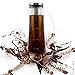 Cold Brew Coffee Maker | Coffee &Tea Pitcher, Tea Infuser, 1.0L / 34oz Glass Carafe, BPA Free, Odor & Stain Free, Ergonomic Spout, Removable Stainless Steel Filter.