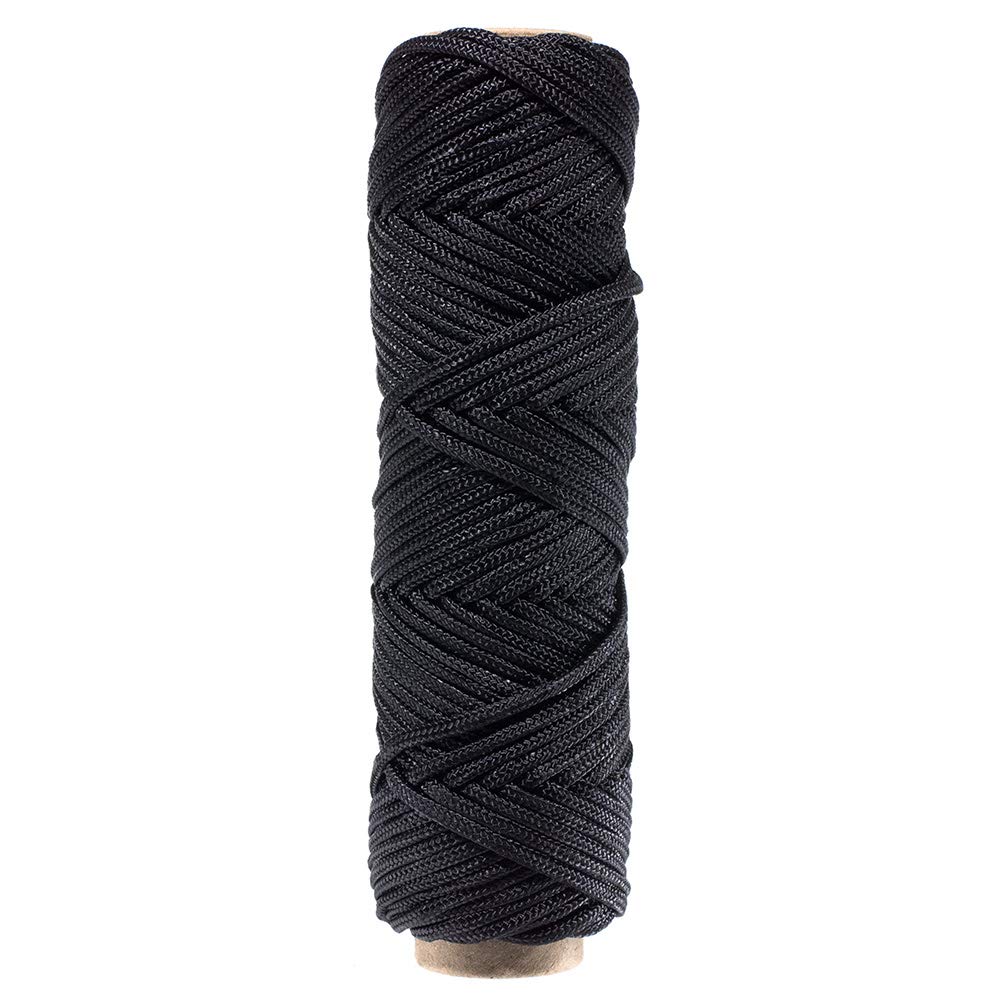Tarred Twine Bank Line - (160 LB Break Strength, 100 Feet) - 100% Nylon Fiber