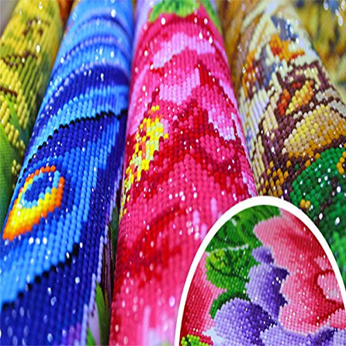 DIY 5D Diamond Painting Kit, Crystal Rhinestone Paint with Diamonds