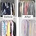 HOMMINI Clothes Cover Hanging Garment Bag Lightweight Suit Bags Dust-Proof (Set of 6) with Study Full Zipper for Closet Storage and Travel(47'' x 24'')