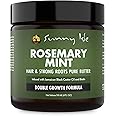 Sunny Isle Rosemary Mint Hair and Strong Roots Butter 4oz | Infused with Biotin & Jamaican Black Castor Oil | Strengthen and Nourish Hair | Dry Scalp, Split Ends
