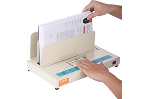 VEVOR Thermal Binding Machine, 500 Sheets Capacity Book Binding Machine, Thermal Book Binder 50mm Binding Thickness A3(Short 