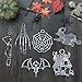 WILLBOND Dragon Charm Dragon Pendant for DIY Necklace Bracelet Jewelry Making Christmas Jewelry Crafting Supplies Charm Collections Skeleton Charms(Halloween Charms)