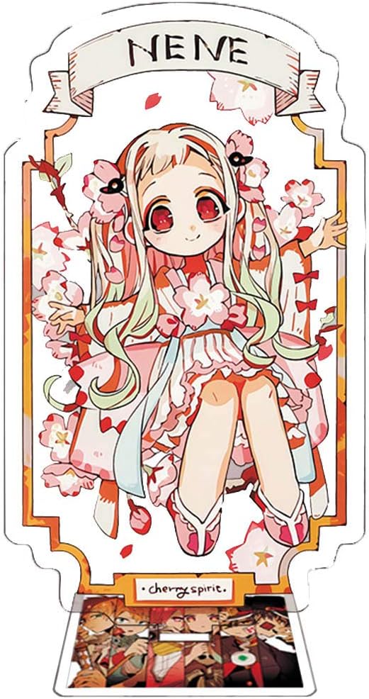 Salemor Toilet-Bound Hanako-kun Anime Acrylic Standing Figure Model Double-Sided Clear Desk Stand Miniature Cute Cartoon Home Decor Anime Fans Gift( H02)