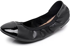 GAWBAW Women's Ballet Flats Shoes - Slip on Casual Flats Round Toe Walking Ballerina Shoes for Women