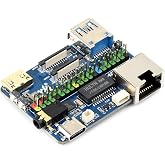Waveshare CM5-NANO-B Mini Expansion Board,with pre-soldered Headers | Compatible with Raspberry Pi Compute Module 5,Same Size As The CM5,4K HDMI,USB 3.2,Gigabit, dual MIPI interfaces