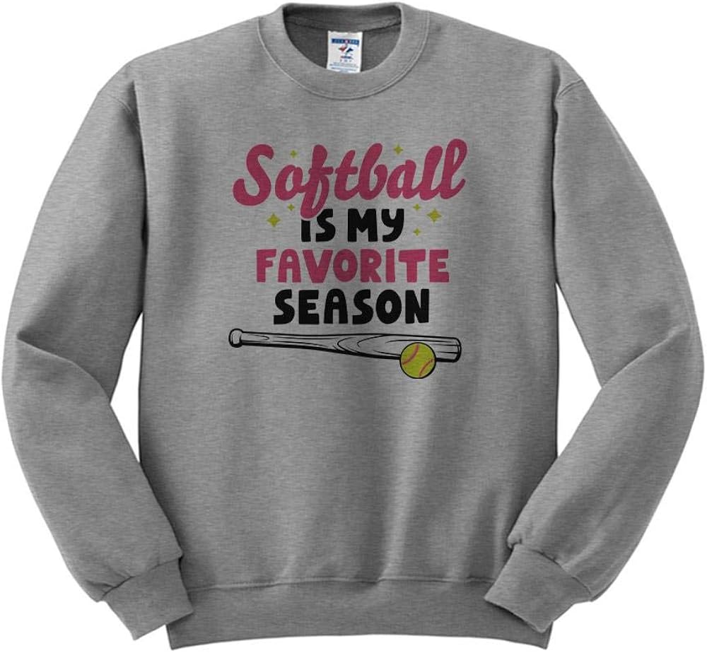 Softball is My Favorite Season Sweatshirt Unisex Clothing