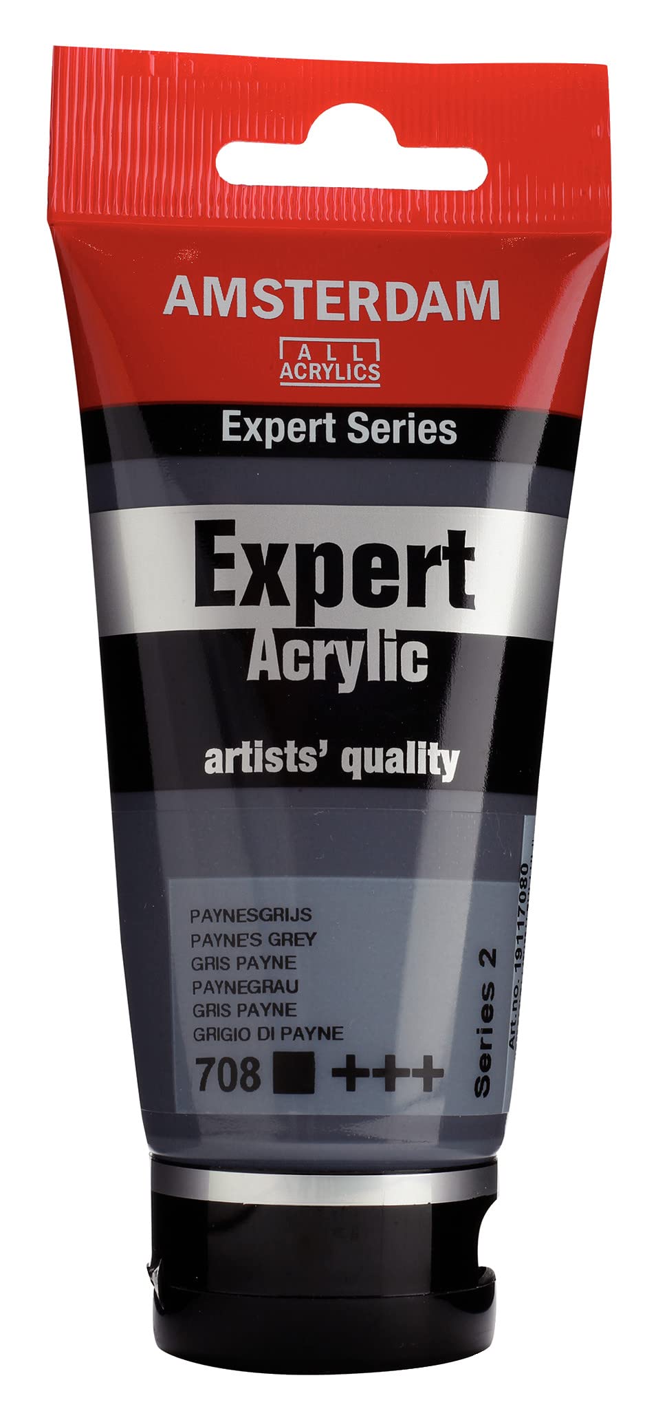 Amsterdam Expert Series Acrylic Paint - Payne's Grey 708-75 ml Tube - Heavy Body Artist Quality - Excellent Lightfastness - Durable & Flexible Film - Made in Netherlands