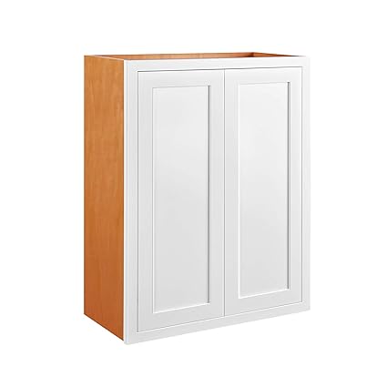 Amazon Com Inset Modern Shaker Style Rta Birch Wood Wall Storage