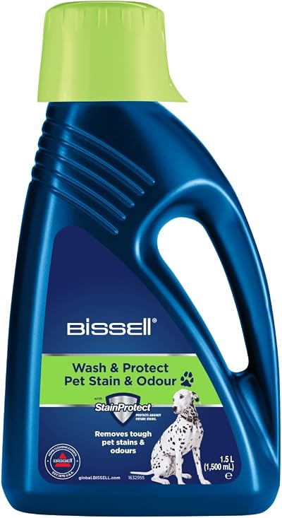 BISSELL Wash & Protect Pet Stain & Odor 1.5L For Upright Cleaners 1087N