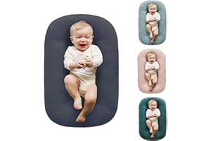 oliwex Baby Lounger,Baby Lounger Pillow,Baby Lounger 0-24 Months,Baby Lounger for Newborn (Dark Gray)