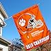 Clemson Tigers 2016 National Championship House Flag Banner