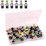 Gebildet 24pcs 7mm Mini Momentary Push Button
