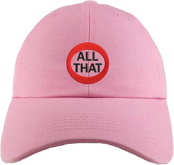 Amazon 帽子 野球帽チーム All That 赤い丸 ピンク 刺繍入り日焼け止めスポーツ釣りハイキング綿 服 ファッション小物 通販