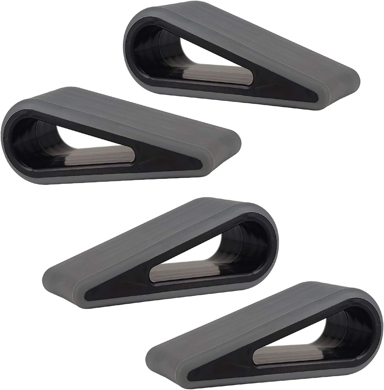 Laptop Notebook Stands Holder, Yeebline Universal 4-Pack Anti-Slip Durable Silicone Tilting Wedge Riser for Desk, Ultra Compact Portable Ventilated Stand and Elevated Feet for Tablet Keyboard (Grey)