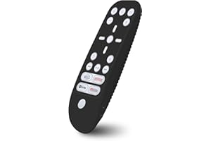 Geekria Remote Control Cover Compatible with Sony PlayStation 5, Silicone Skin Case, Shock-Absorption Washable, Full Body Protective Sleeve (Black)