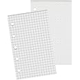 Moterm Refills for A8-Ring Planner- Grid and Dotted Inserts (4.15 inch x 2.68 inch)