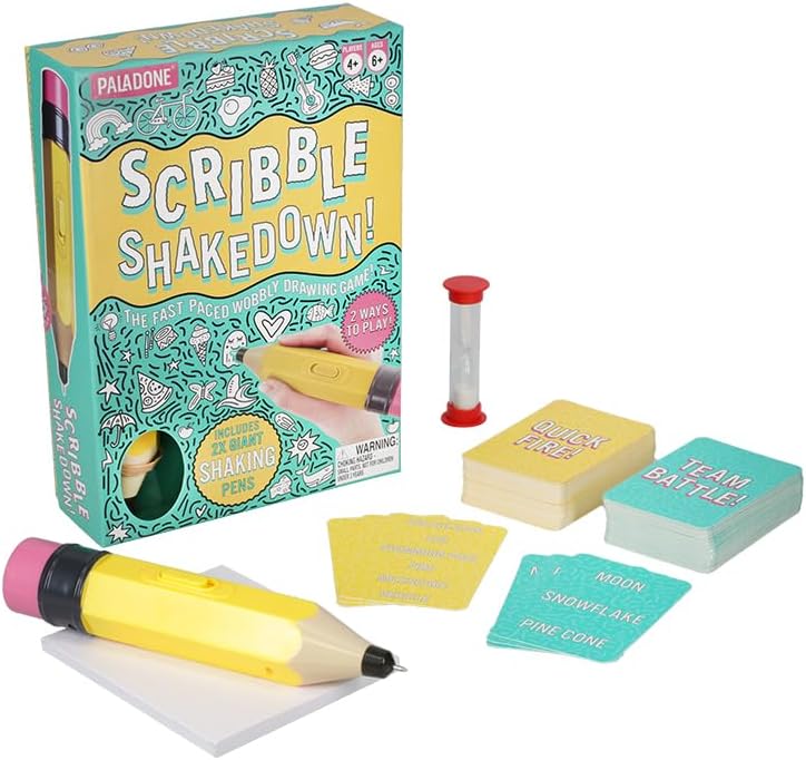 Paladone Scribble Shakedown, Drawing and Guessing Challenge with A