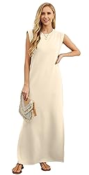 GRECERELLE Women Summer Plus Size Round Neck Casual