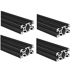 2040 Aluminum Extrusion T Slot 200mm Long Black 4