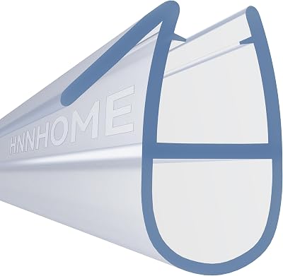 HNNHOME Bath Shower Door Seal Strip for 4-6mm Glass Up to 7mm Gap
