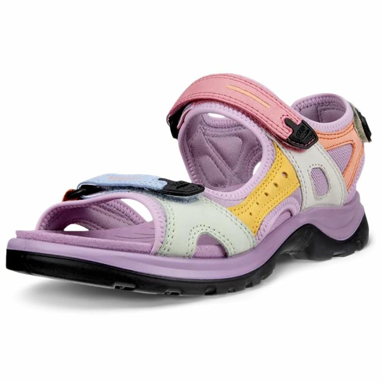 ECCO Women's Yucatan Multicolor Sport Sandal, LAVENDER MIST NUBUCK, 4-4.5 Image