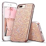 iPhone 7 Plus Case,iPhone 6 Plus Case,ESR Glitter Sparkle Dual Layer Shockproof Hard PC Back[Support Wireless Charging]+TPU Inner Shell for 5.5