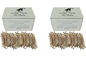 O'BERRY ENTERPRISES O'Berry 3252 Squeeeeek No More Floor Screws 250 per Package (Original Version) (Two Pack)